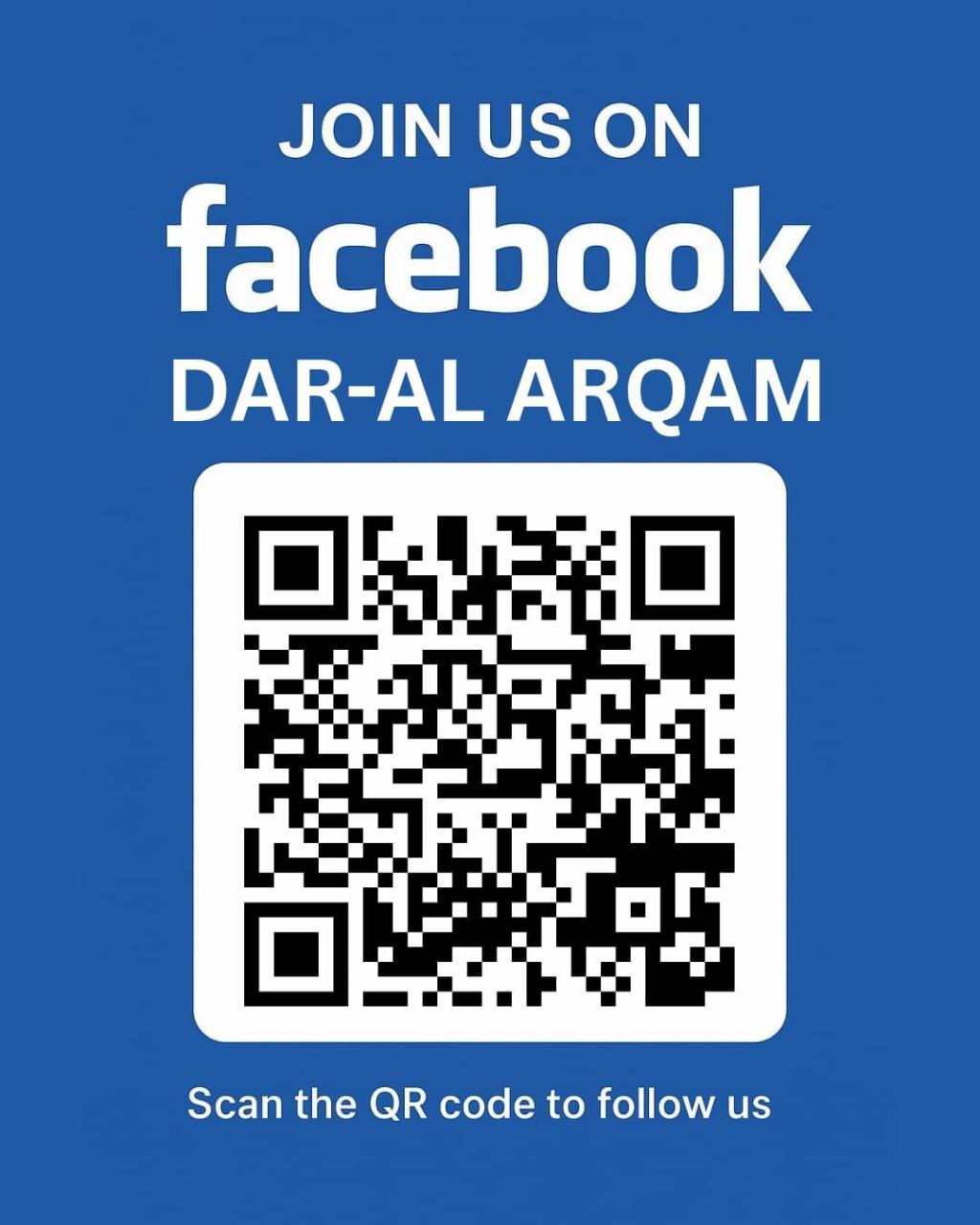 QR Code to Dar‑Al Arqam Facebook Page